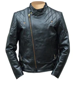 Alternative view of Brandford's Biker Style Leather Jacket