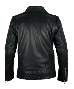Alternative view of Quilted Biker Leather Jacket