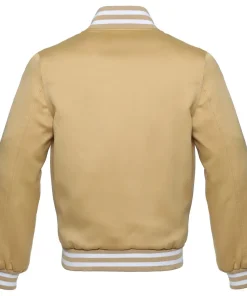 Alternative view of Vegas Gold Satin Varsity Jacket