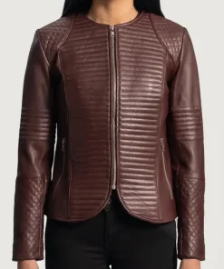 Nexi Quilted Leather Jacket