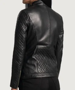 Alternative view of Orient Grain Quilted Leather Jacket