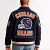 Abercrombie Chicago Bears Varsity Bomber Jacket