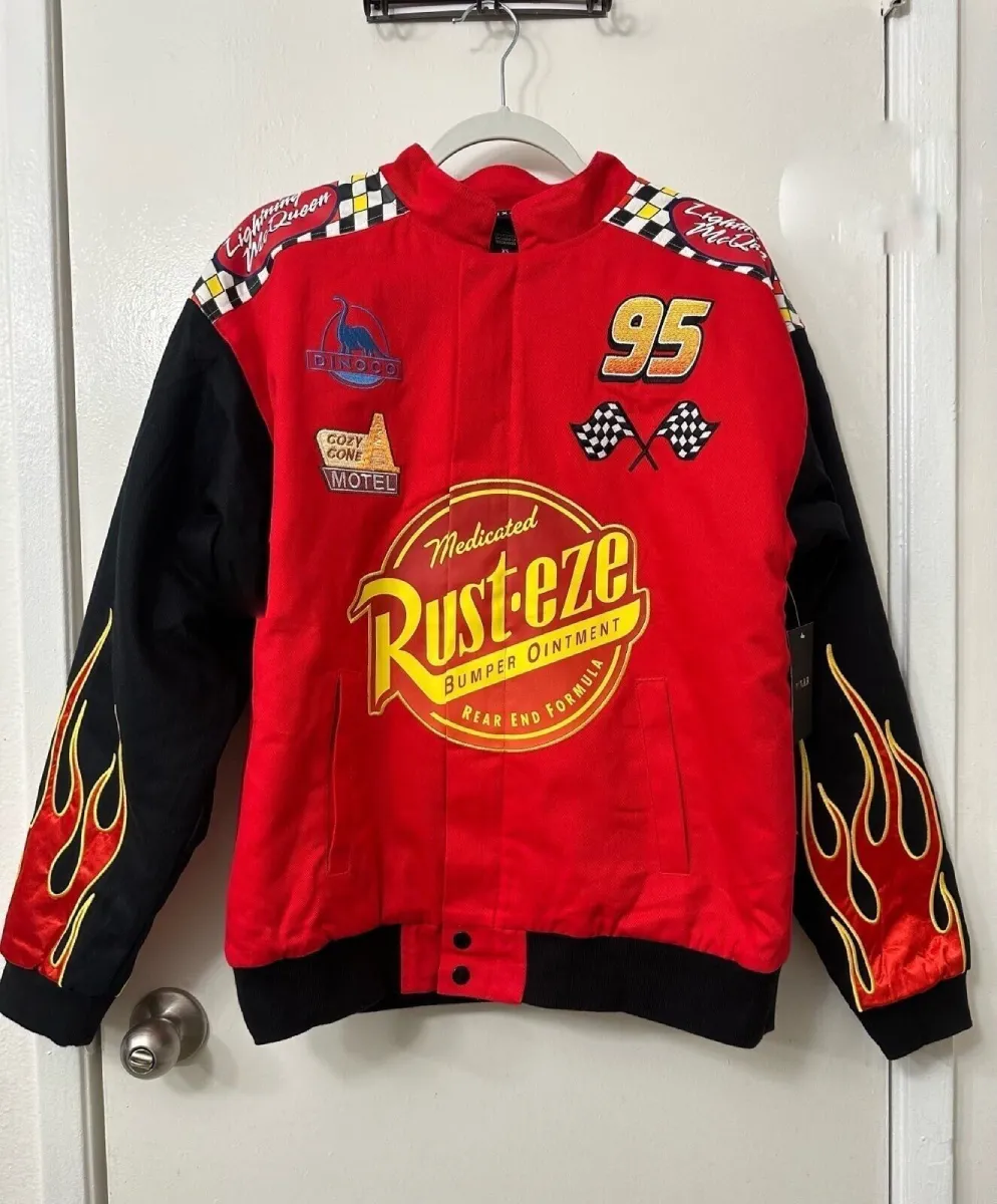 Disney Pixar Cars Lightning McQueen Racing Jacket - Image 3