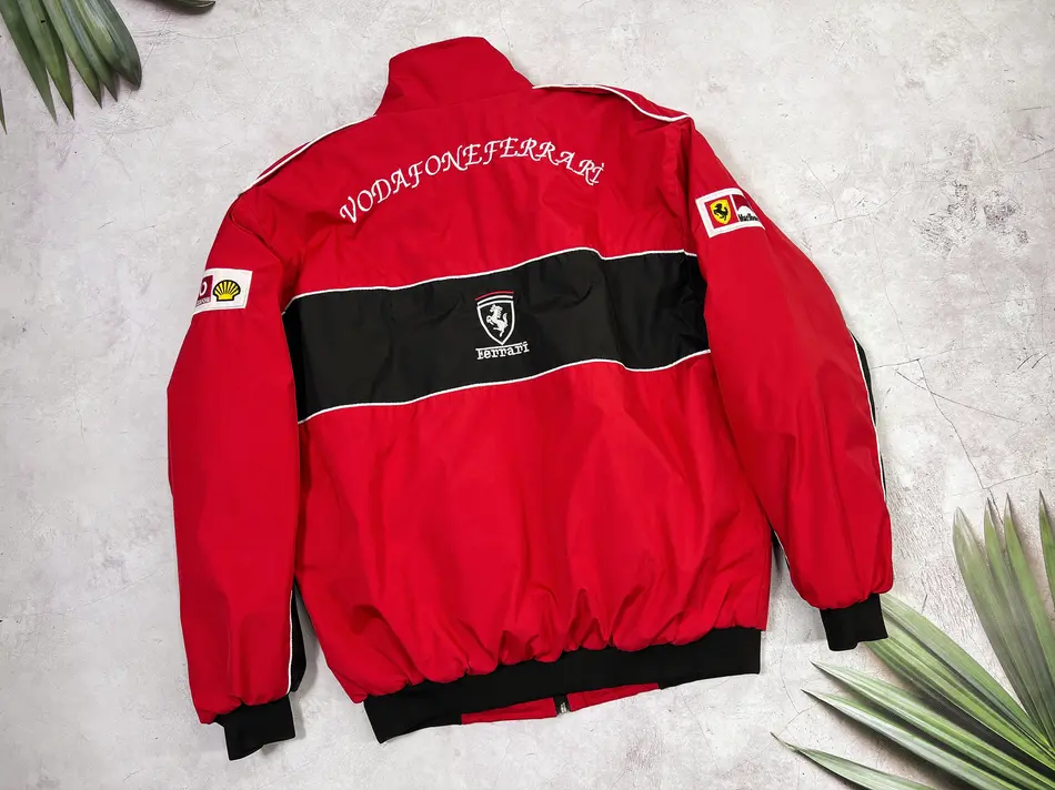 Ferrari F1 Racing Vintage Bomber Jacket - Image 5