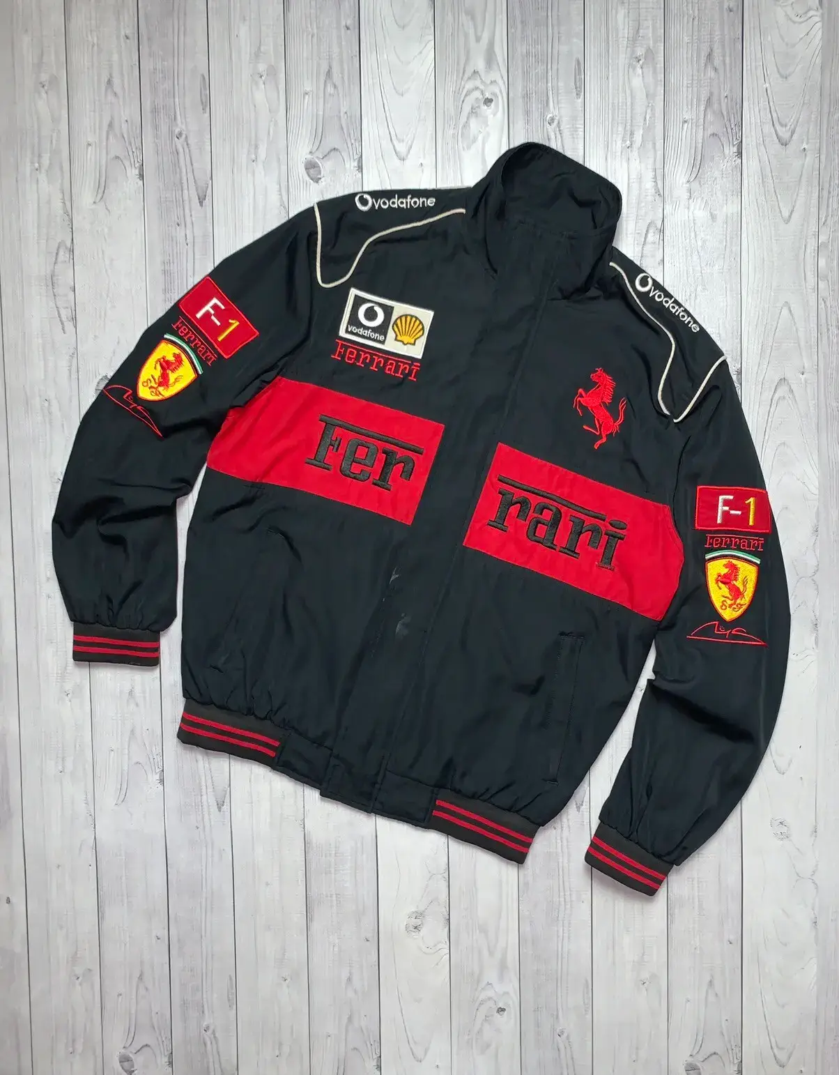 Ferrari F1 Racing Vintage Bomber Jacket