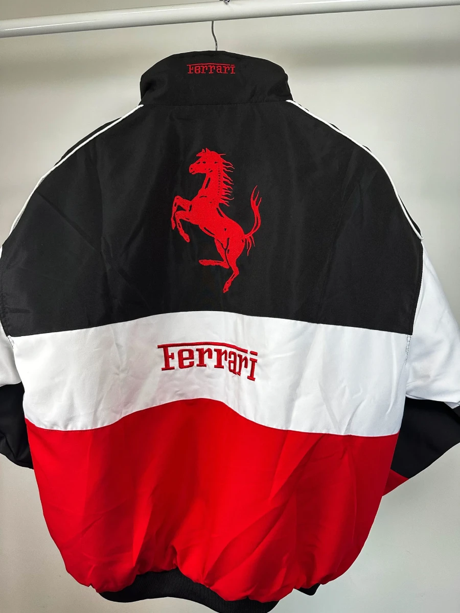 Ferrari F1 Vintage Racing Bomber Jacket - Image 3