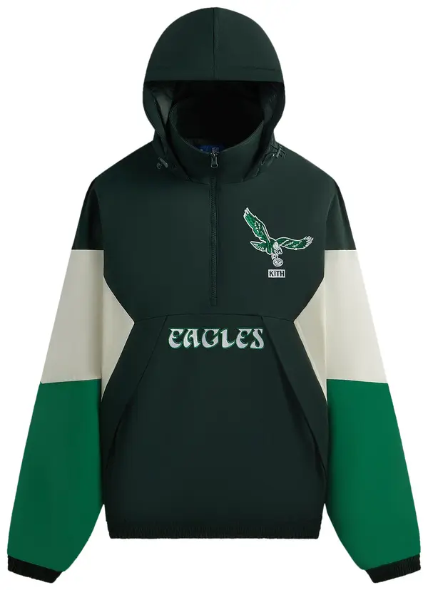Kith x NFL Philadelphia Eagles Quarter Zip Anorak