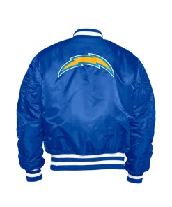 Alternative view of Los Angeles Chargers X Alpha X New Era MA-1 Bomber Jacket