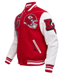 Alternative view of NFL Kansas City Chiefs Mashup Wool Varsity Jacket