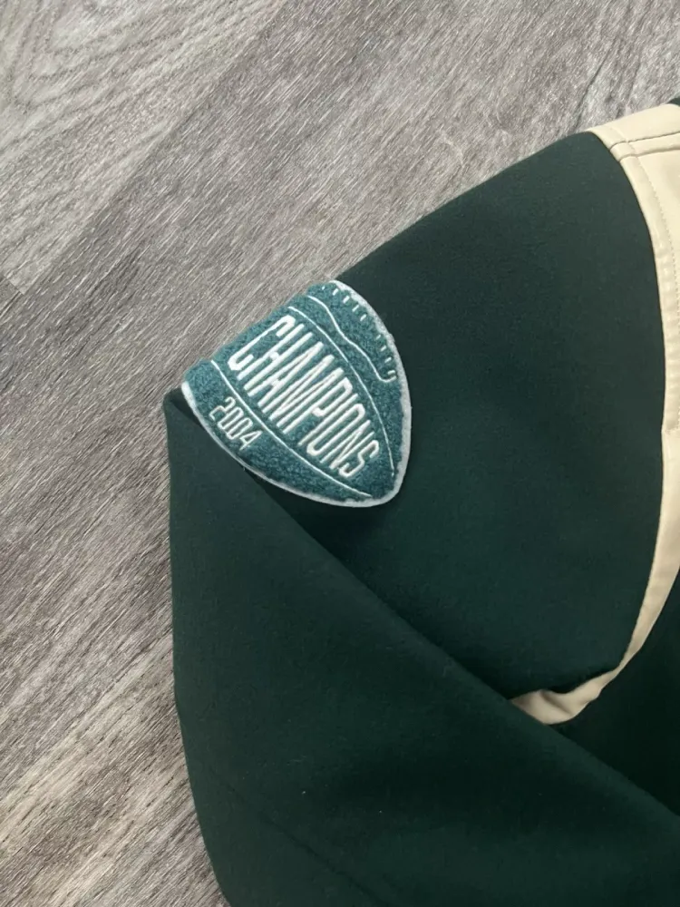 NFL Philadelphia Eagles Vintage Green Fly Varsity Jacket - Image 7