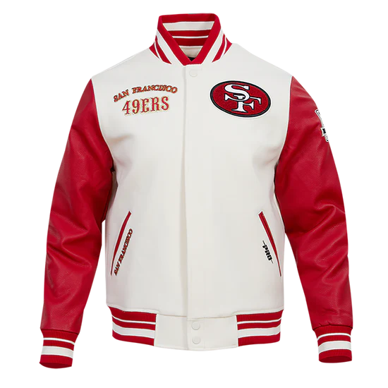 NFL San Francisco 49ers Retro Classic Wool Varsity Jacket