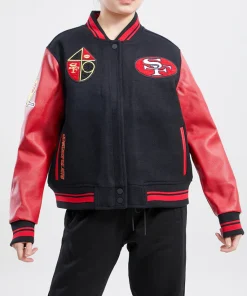 NFL San Francisco 49ers Retro Women’s Varsity Jacket
