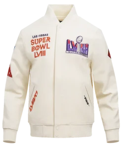 NFL Superbowl LVIII Wool Varsity Jacket