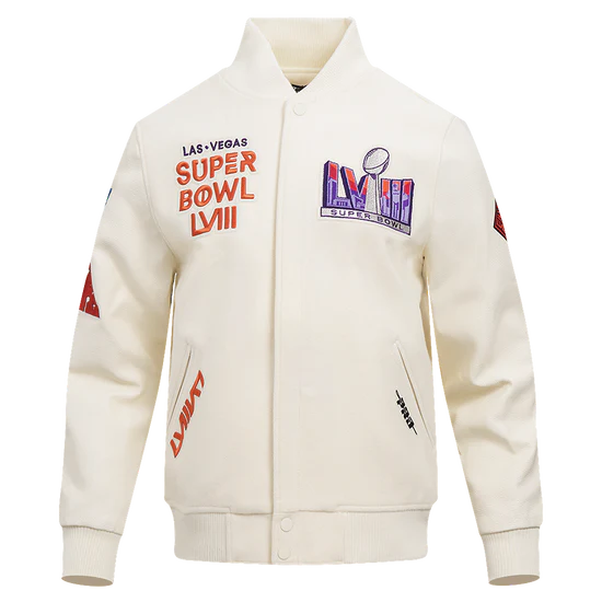 NFL Superbowl LVIII Wool Varsity Jacket