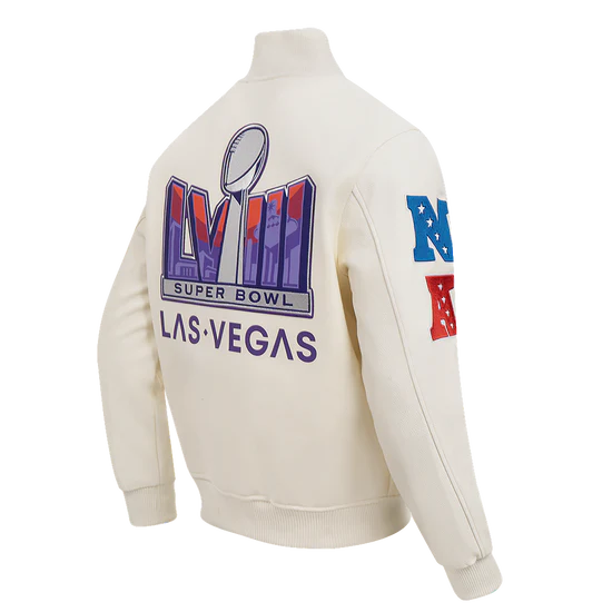 NFL Superbowl LVIII Wool Varsity Jacket - Image 3