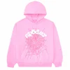 Sp5der OG Web Pink Hoodie