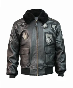 Top Gun Official Signature Series Black Aviator Jacket