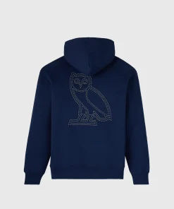 OVO-Omega-Contrast-Stitch-Navy-Fleece-Hoodie