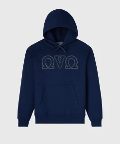 OVO-Omega-Contrast-Stitch-Navy-Hoodie