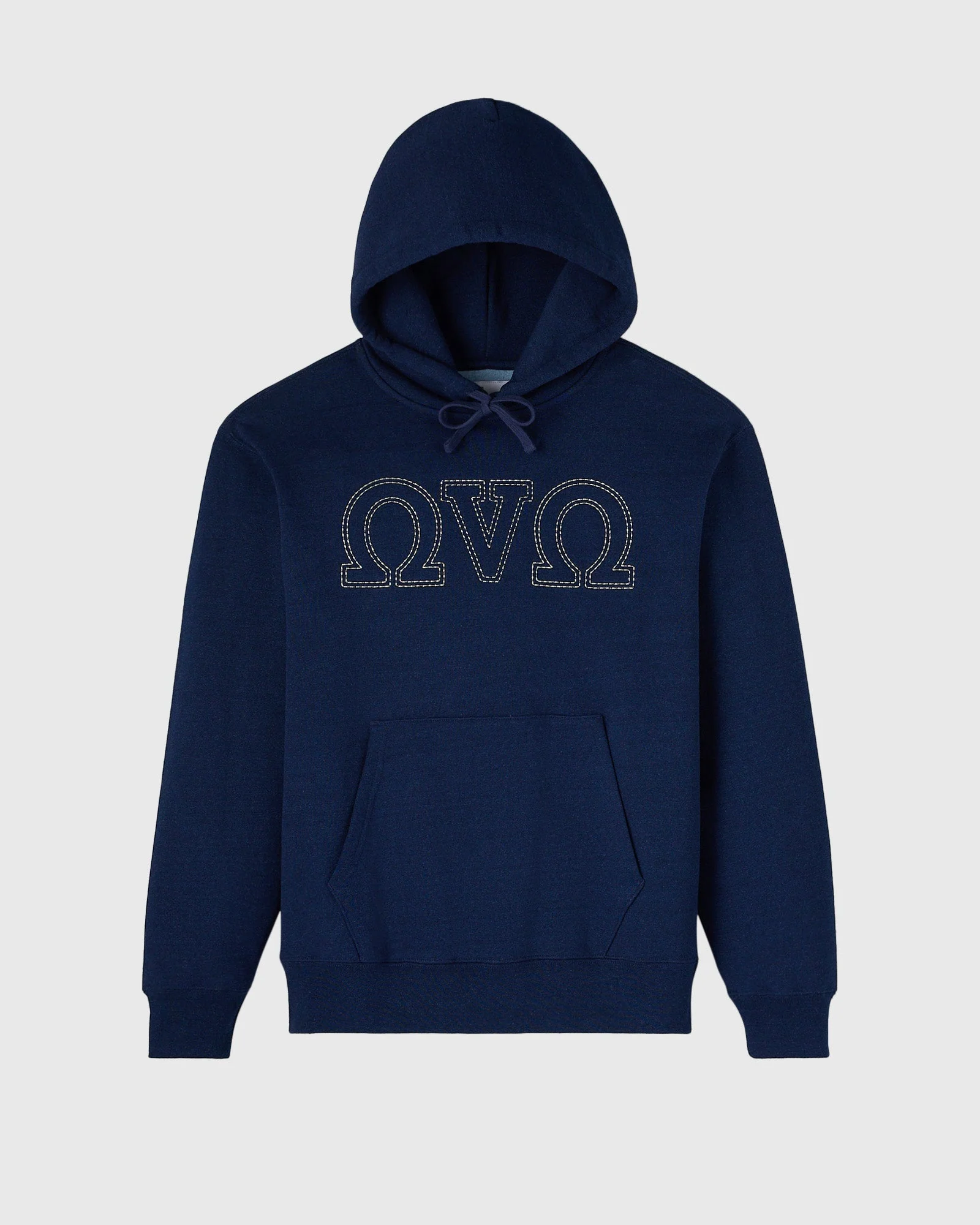 OVO-Omega-Contrast-Stitch-Navy-Hoodie