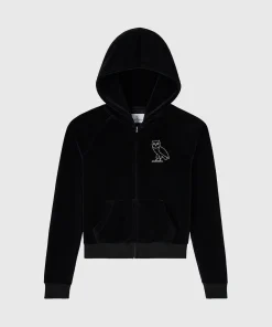 OVO-Rhinestone-Full-Zip-Hoodie