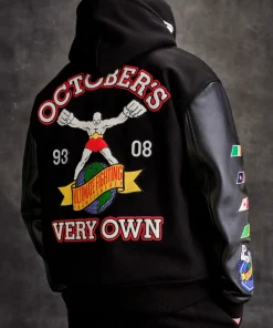 OVO-UFC-Championship-Black-Varsity-Jacket