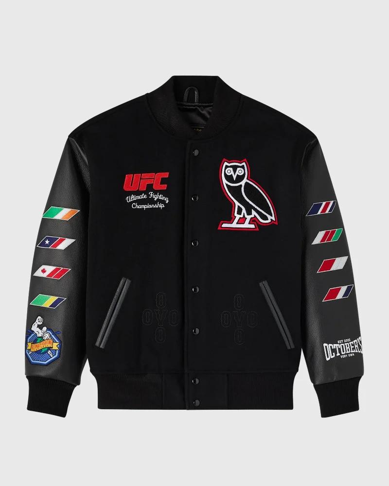 OVO-UFC-Championship-Varsity-Jacket