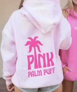 Pink-Palm-Puff-Classic-Puff-Pink-Hoodie