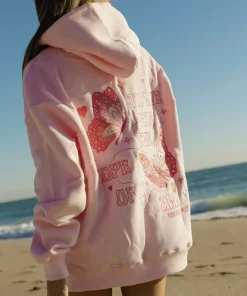 Pink-Palm-Puff-To-Live-For-the-Hope-of-it-All-Pink-Hoodie