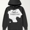 WTAPS-Appliqued-Cotton-Black-Hoodie