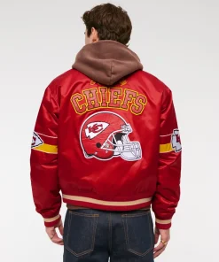 Abercrombie-Kansas-City-Chiefs-Bomber-Red-Varsity-Jacket