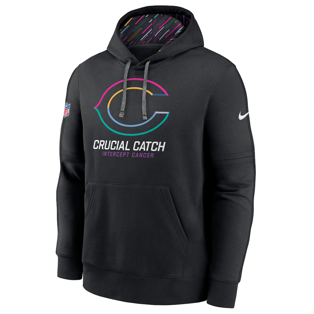 Men’s Chicago Bears Black 2024 NFL Big & Tall Club Hoodies