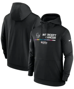 Men’s Houston Texans Black NFL Therma Performance Hoodie
