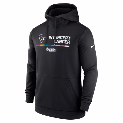 Men’s Houston Texans Black NFL Therma Performance Hoodie