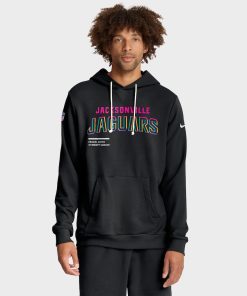 Men’s Jacksonville Jaguars Black 2025 NFL Crucial Catch Hoodie