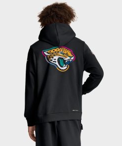 Men’s Jacksonville Jaguars Black 2025 NFL Crucial Catch Hoodies