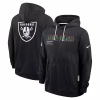Men’s Las Vegas Raiders Black 2025 NFL Crucial Hoodie