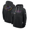 Men’s New York Jets Black 2025 NFL Catch Hoodie