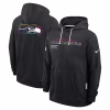 Men’s Seattle Seahawks Black 2025 NFL Crucial Catch Hoodi