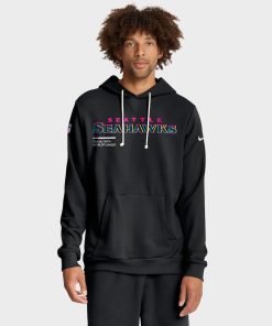Men’s Seattle Seahawks Black 2025 NFL Crucial Catch Hoodie