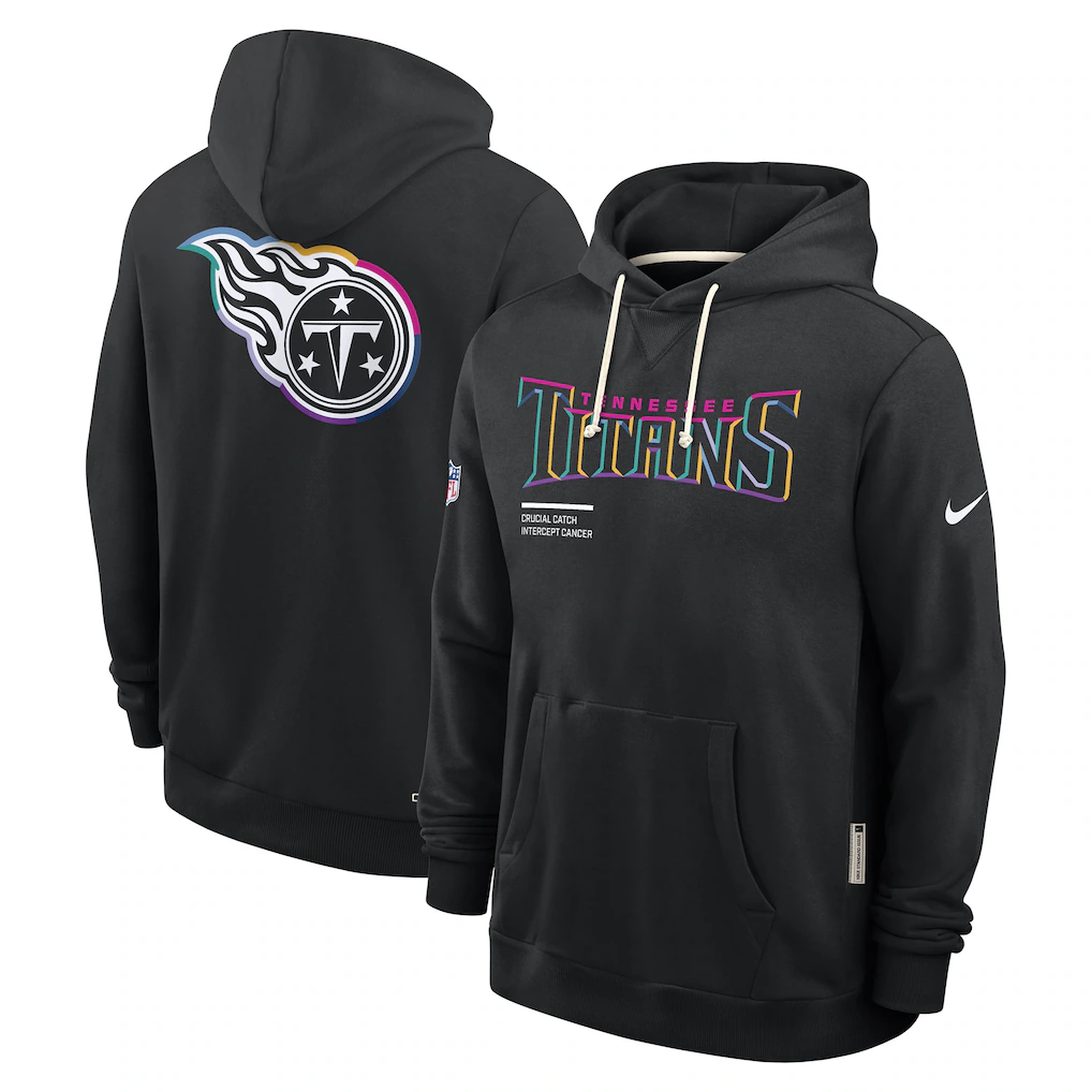 Men’s Tennessee Titans Black 2025 NFL Crucial Hoodie