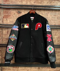 NHL-Philadelphia-Flyers-Varsity-Black-Jacket