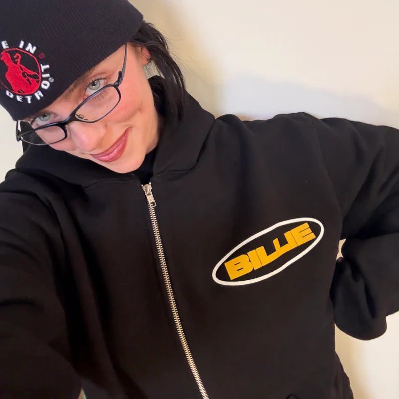 Billie-Eilish-Hit-Me-Hard-and-Soft-Star-Black-Zip-Up-Hoodie