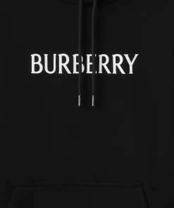 Burberry-Logo-Cotton-black-Hoodie