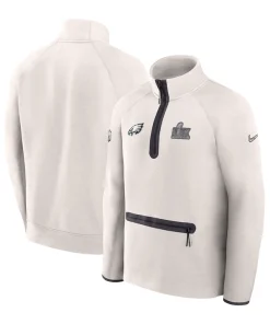 Philadelphia-Eagles-Nike-Super-Bowl-LIX-Opening-Night-Tech-Fleece-Half-Zip-Jacket