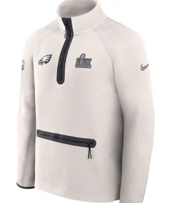 Philadelphia-Eagles-Super-Bowl-LIX-Opening-Night-Nike-Tech-Fleece-Half-Zip-Jacket