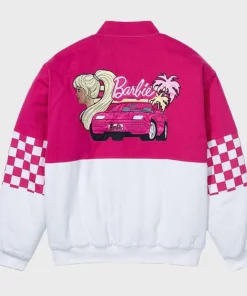 Pink-Barbie-Racer-Motorcycle-Jacket