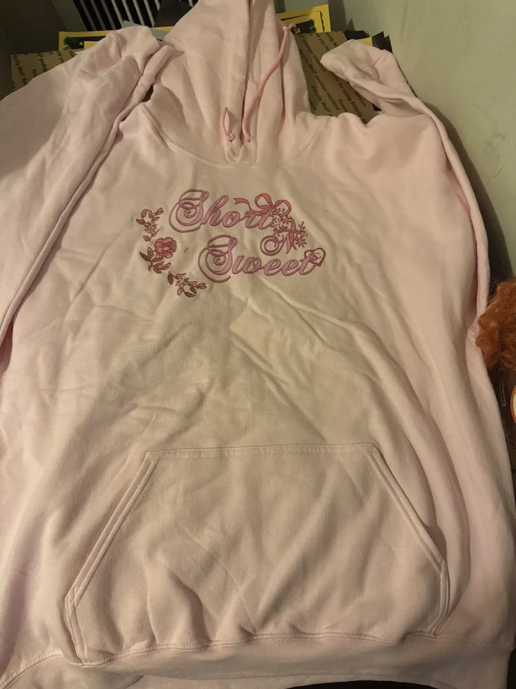 Sabrina-Carpenter-Short-n-Sweet-Pink-Hoodie