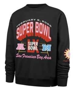 Womens-Clover-Lane-x-47-Black-Super-Bowl-LX-Sweatshirt