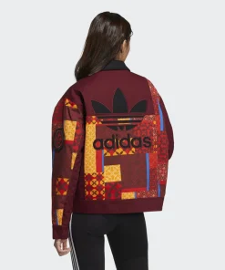 Adidas-Lunar-New-Year-Burgundy-Jacket-for-Women